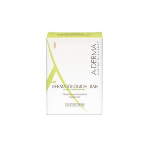 А-ДЕРМА мило дерматологічне на безмильній основі для подразненої шкіри лиця і тіла 100г
