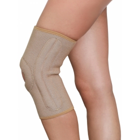 БАНДАЖ НА КОЛЕННЫЙ СУСТАВ 6111, с ребр. жестк., размер L, бежевый