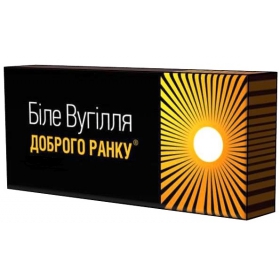 БЕЛЫЙ УГОЛЬ ДОБРОЕ УТРО табл. быстрораств. №6