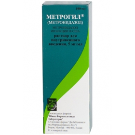 МЕТРОГИЛ р-р д/инф. 500 мг фл. 100 мл №1