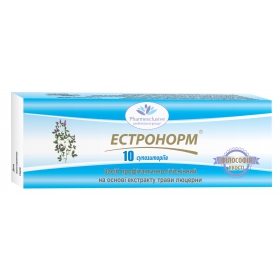ЭСТРОНОРМ СРЕДСТВО ПРОФИЛАКТИЧЕСКОЕ ГИГИЕНИЧЕСКОЕ суппозитории №10