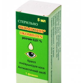 ОКОМІСТИН краплі очні вушні для носу 0,01% 10мл