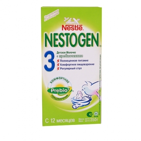 СМЕСЬ СУХАЯ МОЛОЧНАЯ НЕСТОЖЕН NESTOGEN 3 с пребиотиками пакет 350 г
