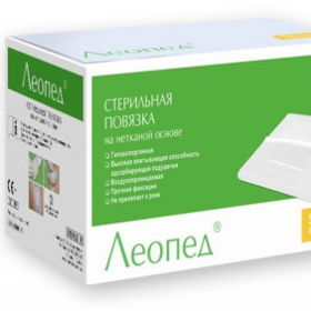 ПЛАСТЫРЬ МЕДИЦИНСКИЙ LEOPAD 5 см х 7,5 см, стерил. №1