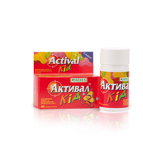 АКТИВАЛ КИД ЭКСТРА табл. жев. №50