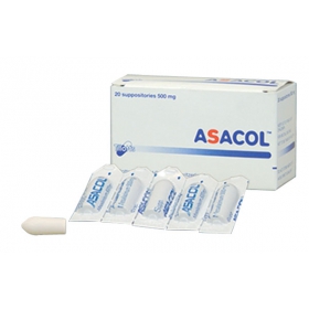 АСАКОЛ суппозитории 500мг N20