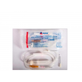 СИСТЕМА ДЛЯ ПЕРЕЛИВАНИЯ КРОВИ, КРОВЕЗАМЕНИТЕЛЕЙ И ИНФУЗИОННЫХ РАСТВОРОВ ТИПА ПК «ИГАР» №1