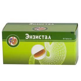 ЭНЗИСТАЛ табл. п/сах. обол. киш-раств. блистер №80