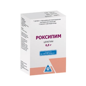РОКСИПИМ порошок для ин. 1000 мг с раств. №1