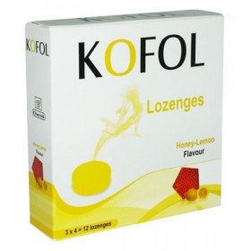 КОФОЛ леденцы мед-лимон №12