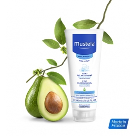 МУСТЕЛА очищуючий гель для волосся і тіла 2в1 200мл