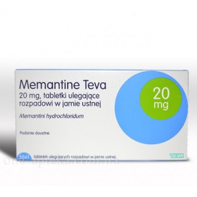 МЕМАНТИН ТЕВА табл. п/о 20 мг №30