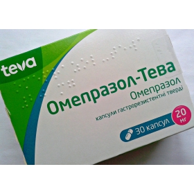 ОМЕПРАЗОЛ ТЕВА капс. гастрорезист. 20 мг №30