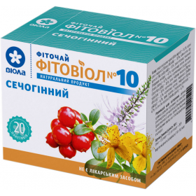 ФИТОЧАЙ ФИТОВИОЛ №10 фильтр-пакет 1,5 г, мочегонный №20