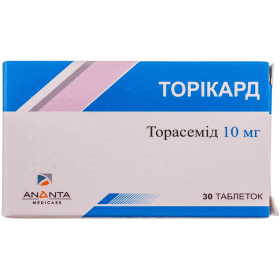 ТОРІКАРД табл. 10мг №30