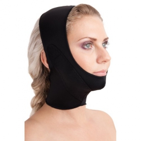 МАСКА КОМПРЕССИОННАЯ ДЛЯ ЛИЦА FM SPECIAL VELCRO FASTENER XL, черная