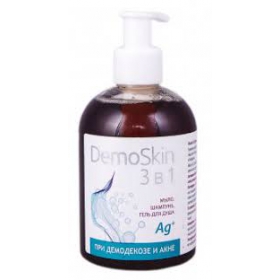 ДЕМОСКИН 3 в 1 МЫЛО ДЛЯ ЛИЦА И ТЕЛА 280 мл