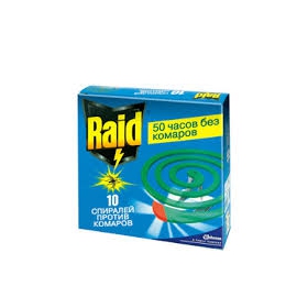 РЕЙД RAID СПИРАЛИ ПРОТИВ КОМАРОВ №10