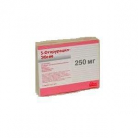5-ФТОРУРАЦИЛ «ЭБЕВЕ» конц. для инф. 250 мг амп. 5 мл №1