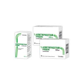 ЛЕВЕТИРАЦЕТАМ ГРИНДЕКС табл. п/о 500 мг №30