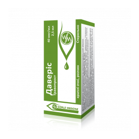 ДАВЕРИС кап. глазные 40 мкг/мл фл.-капельн. 2,5 мл