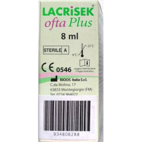 ЛАКРИСЕК ОФТА ПЛЮС капли глазные 8 мл