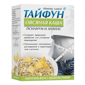 КАША ОВСЯНАЯ «ТАЙФУН» С ПСИЛЛИУМОМ И АНАНАСОМ 40 г №5