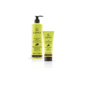 ЛЕНО Увлажняющее молочко яблоко 500 мл + Очищающий гель яблоко 200 мл Набор