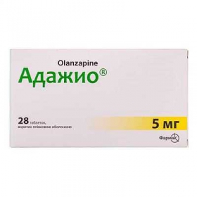 АДАЖІО табл. в/о 5мг №28