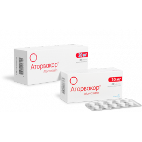АТОРВАКОР табл. п/о 80 мг №30