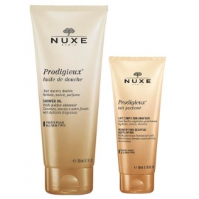 НЮКС чудове масло для душу 200мл + чудове молочко для тіла 100мл