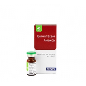 ИРИНОТЕКАН АМАКСА конц. д/инф. 20 мг/мл фл. 15 мл №1