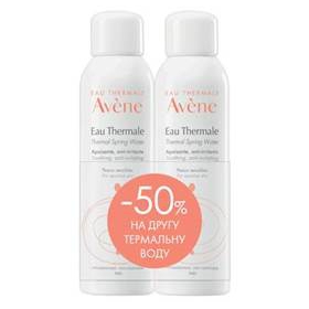 АВЕН термальна вода спрей 150мл 1+1 -50% на другий продукт набір