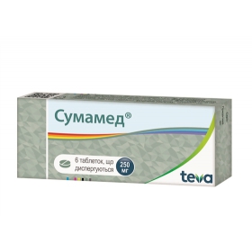 СУМАМЕД табл. диспергируемые 250 мг №6