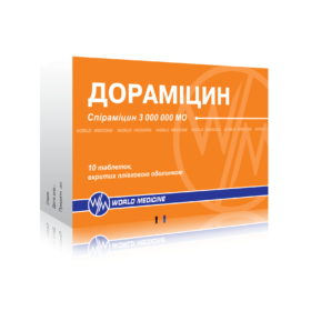 ДОРАМІЦИН табл. в/о 3млн МО №10