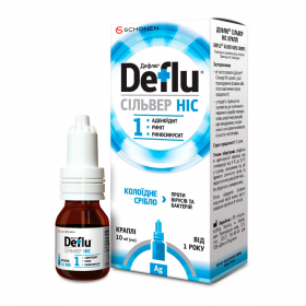 ДЕФЛЮ СІЛЬВЕР ніс краплі з крапельницею 10мл