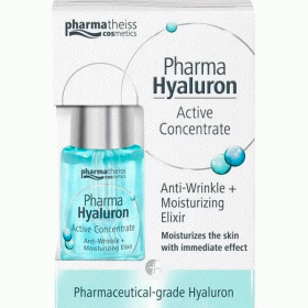ГИАЛУРОН PHARMA HYALURON СЫВОРОТКА АКТИВНЫЙ КОНЦЕНТРАТ ПРОТИВ МОЩИН + УВЛАЖНЕНИЕ 13 мл