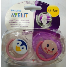 ПУСТЫШКА СИЛИКОНОВАЯ АВЕНТ «PHILIPS AVENT» SCF182/12 0-6 мес. кролик Трумен №2