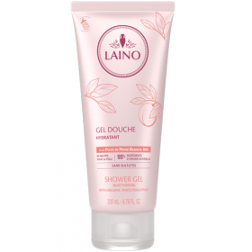 ЛЕНО гель для душу зволожуючий білий персик 200мл