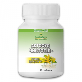 АКТОФУД трава Здоров'я ЧИСТОТІЛ табл. 400мг №90