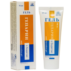 ГЕЛЬ «ГЕПАРИН з БОДЯГОЮ» 75мл