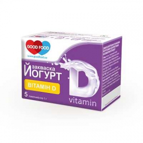 ЗАКВАСКА БАКТЕРИАЛЬНАЯ «GOODFOOD ЙОГУРТ ВИТАМИН D» 1г №5