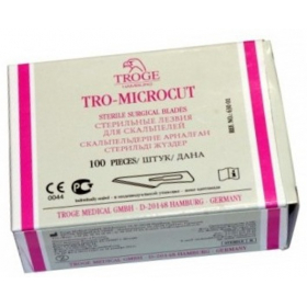 ЛЕЗВИЕ ХИРУРГИЧЕСКОЕ TRO-MICROCUT размер 23 №100