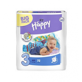 ПОДГУЗНИКИ ДЕТСКИЕ ГИГИЕНИЧЕСКИЕ BELLA BABY HAPPY midi №72