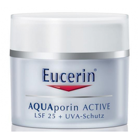 ЭУЦЕРИН «EUCERIN» АКВАПорин УВЛАЖНЯЮЩИЙ ДНЕВНОЙ КРЕМ SPF-25 50 мл, для всех типов кожи