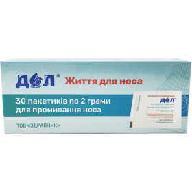 ДОЛ СРЕДСТВО ДЛЯ УСТРОЙСТВА ДЛЯ ПРОМЫВАНИЯ рецепт №1 пакетик 2г №30