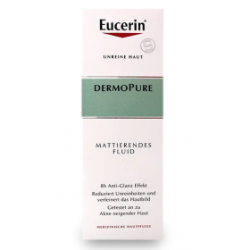 ЭУЦЕРИН «EUCERIN» ДЕРМПЬЮР МАТИРУЮЩИЙ ФЛЮИД для проблемной кожи 50 мл