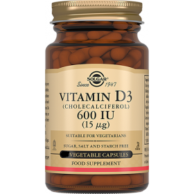 СОЛГАР ВИТАМИН Д3 600 МЕ капсулы №120