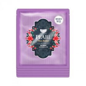 ПЕТІТФІ гідрогелева маска для лиця з перлами і маслом Ши №1