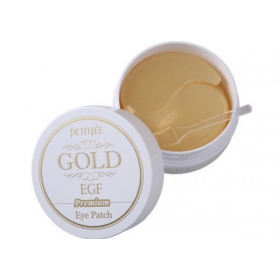 ПЕТІТФІ гідрогелеві патчі для очей з золотом і EGF №60